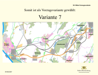 Die Vorzugsvariane des Regierungspräsidiums